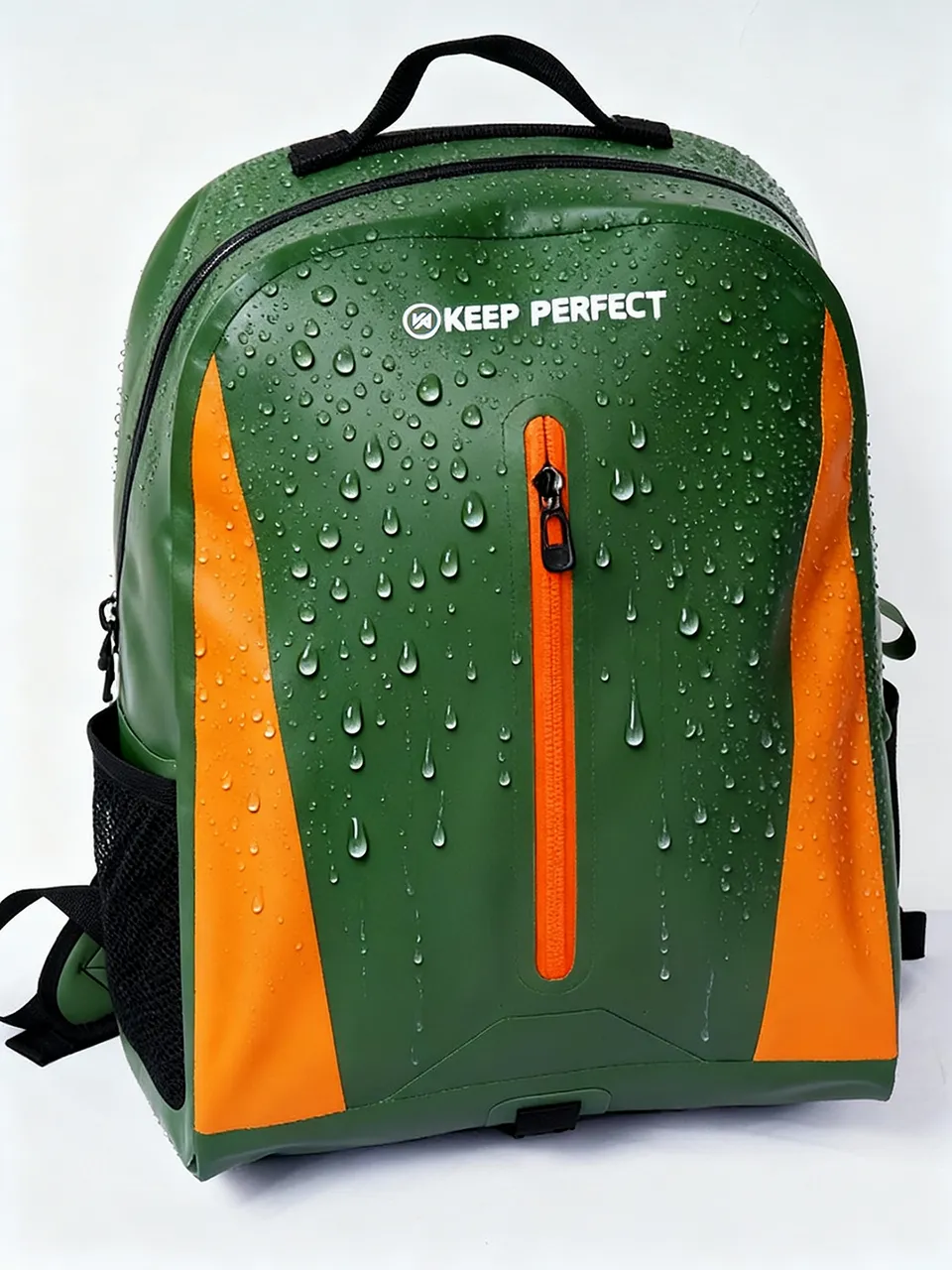 Waterproof bag sampling example with a custom backpack construction