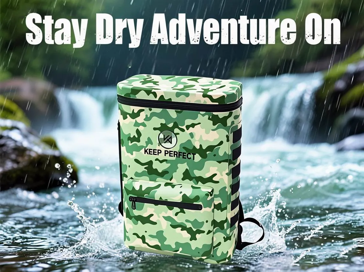 Waterproof medical cold chain bag prepared for route qualification